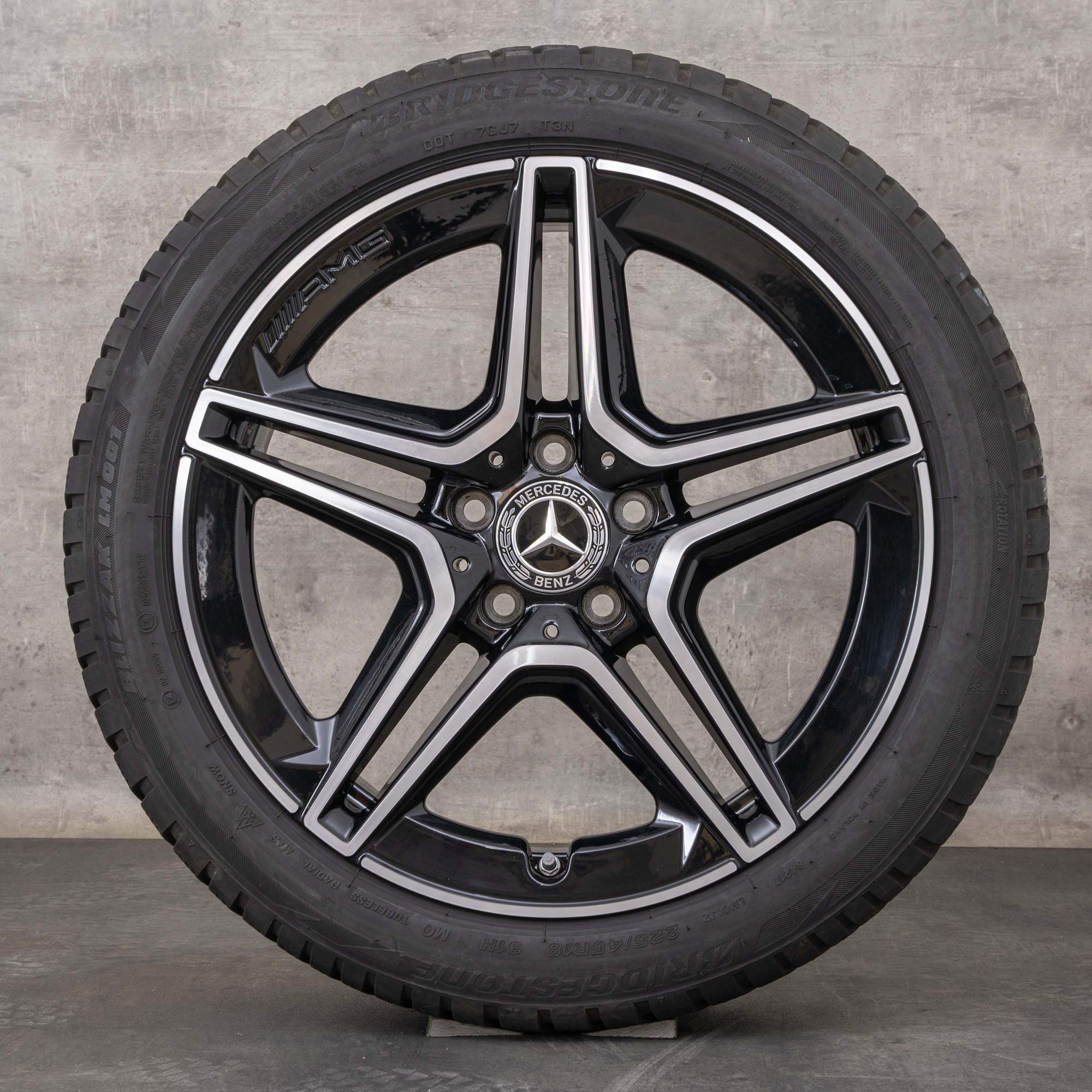 45302-5-doppelspeichen-rad-original-mercedes-benz-a-b-klasse-cla-amg-winterraeder-18-zoll-w177-v177-w247-x118-c118-felgen-a1774011500-schwarz-glanzgedreht_2