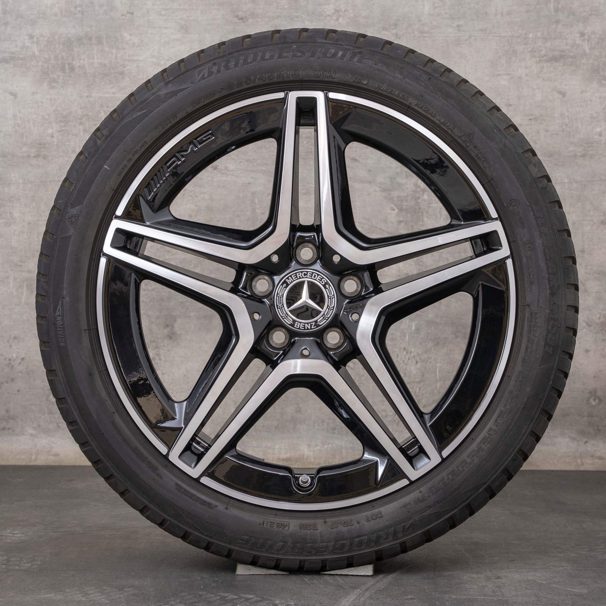 45302-5-doppelspeichen-rad-original-mercedes-benz-a-b-klasse-cla-amg-winterraeder-18-zoll-w177-v177-w247-x118-c118-felgen-a1774011500-schwarz-glanzgedreht_4