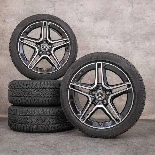 45319-5-doppelspeichen-rad-original-mercedes-benz-a-b-klasse-cla-amg-winterraeder-18-zoll-w177-v177-w247-x118-c118-felgen-a1774011500-schwarz-glanzgedreht