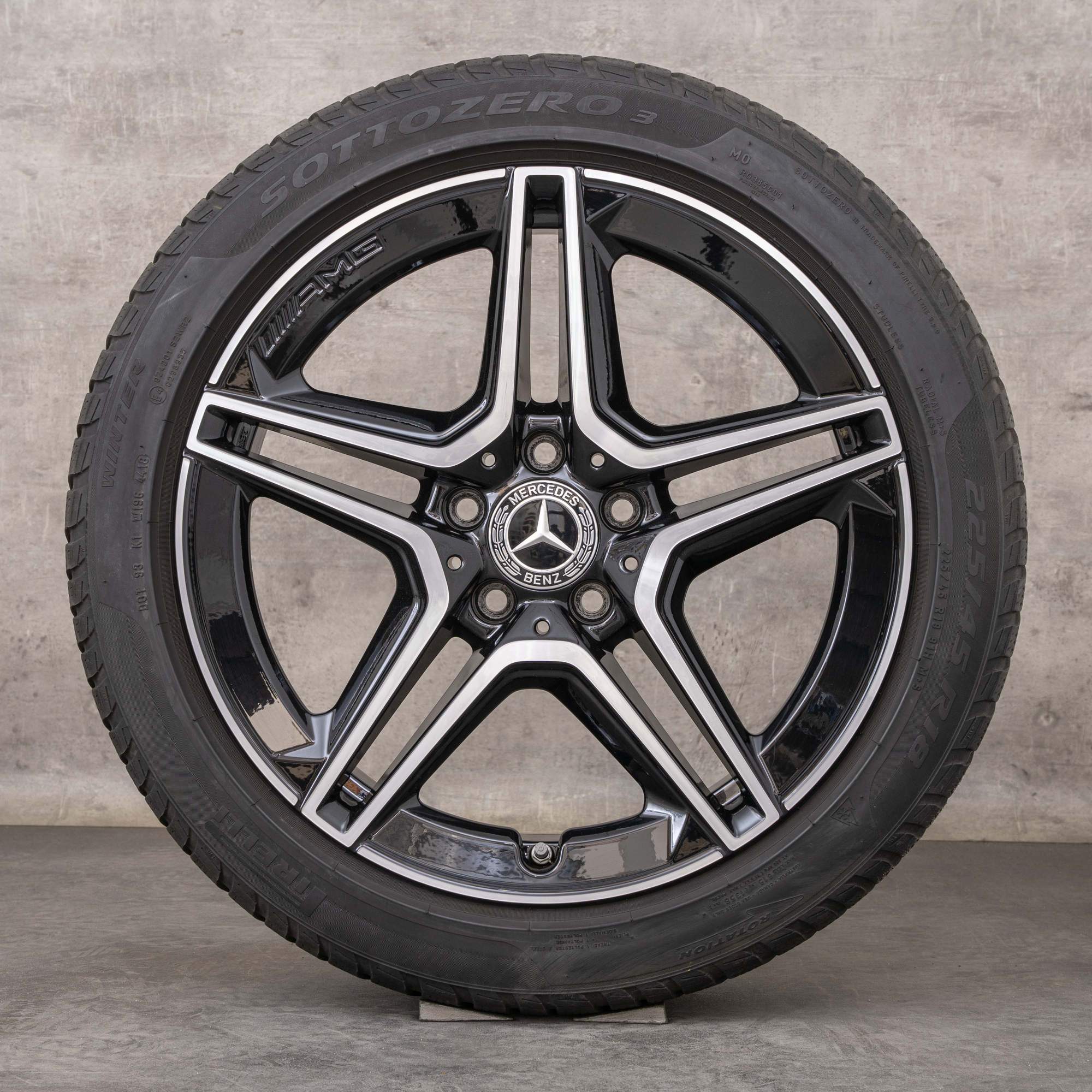 45319-5-doppelspeichen-rad-original-mercedes-benz-a-b-klasse-cla-amg-winterraeder-18-zoll-w177-v177-w247-x118-c118-felgen-a1774011500-schwarz-glanzgedreht_3
