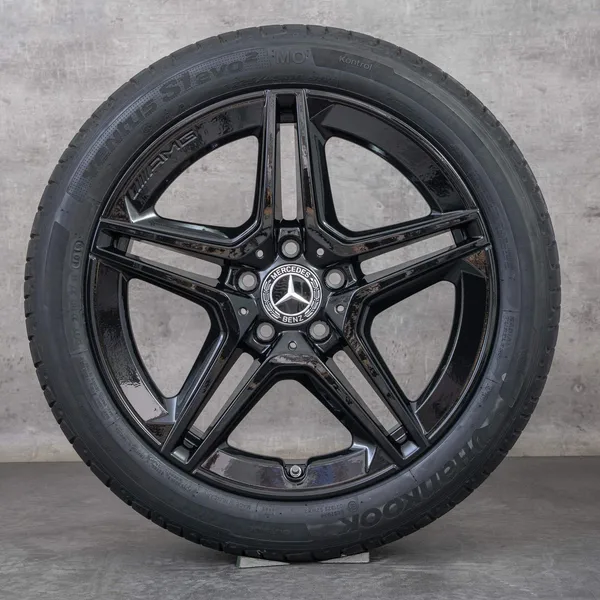 46602-5-doppelspeichen-rad-original-mercedes-benz-a-b-klasse-cla-amg-felgen-18-zoll-w177-v177-w247-x118-c118-sommerraeder-a1774011500-schwarz-glanz_1