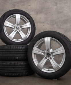 OEM Mercedes Benz C-Class winter wheels 17 inch W206 S206 Rims A2064017200 A2064014500 silver glossy