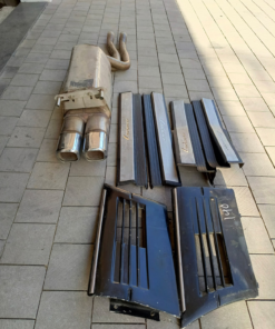 W140 LORINSER EXHAUST, SIDE VENTS, & DOOR SILLS PACKAGE