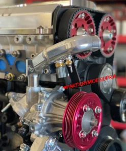 PHR Billet Race Waterneck for 2JZ-GTE / 93-98 Supra Turbo (Fits Large Frame Turbos)