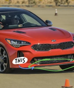 Kia Stinger Carbon Fiber OEM Front Lip