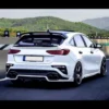 K3 painted Rear diffuser