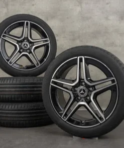 OEM Mercedes Benz A B Class CLA AMG Rims 18 inch W177 V177 W247 X118 C118 Summer wheels A1774011500 black polisched