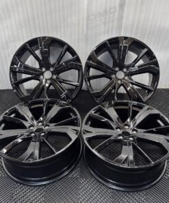 21" GENUINE VOLVO XC60 ALLOY WHEELS FULL SET 32134533 BLACK GLOSS REFURBED