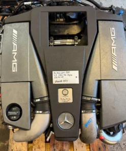 14 MERCEDES BENZ AMG E63 CLS63 W212 5.5 M157 BI TURBO ENGINE MOTOR 14-17 52k