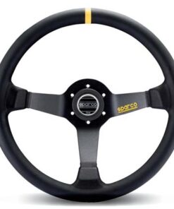 Sparco R345 Leather Steering Wheel 350mm Black