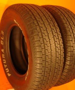 235/70/15 FUTURA GLS SUPER SPORT. Price of 2 brand new tires is $250. Has 75% tread left.